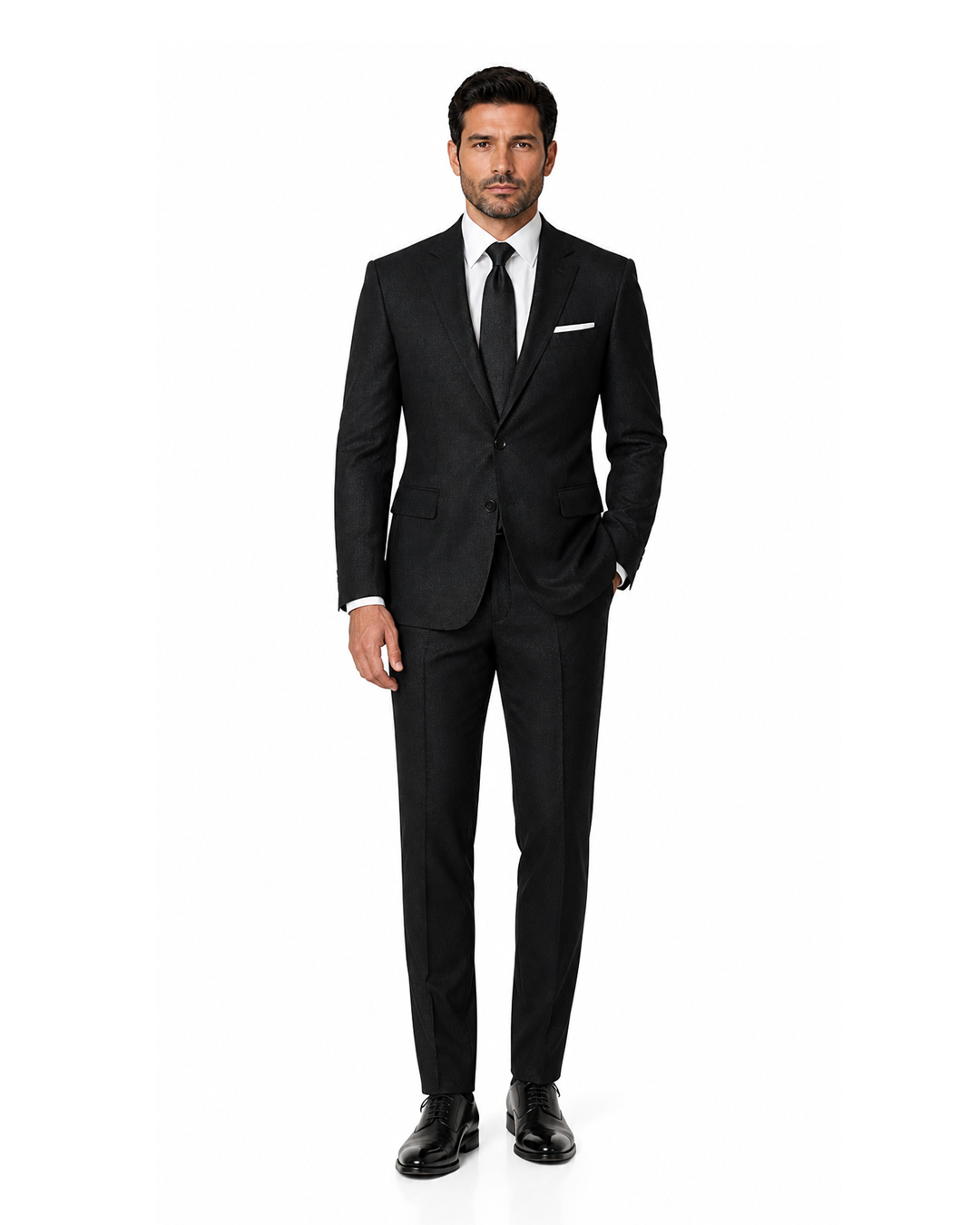 Black Tonal Cerimonia Suit