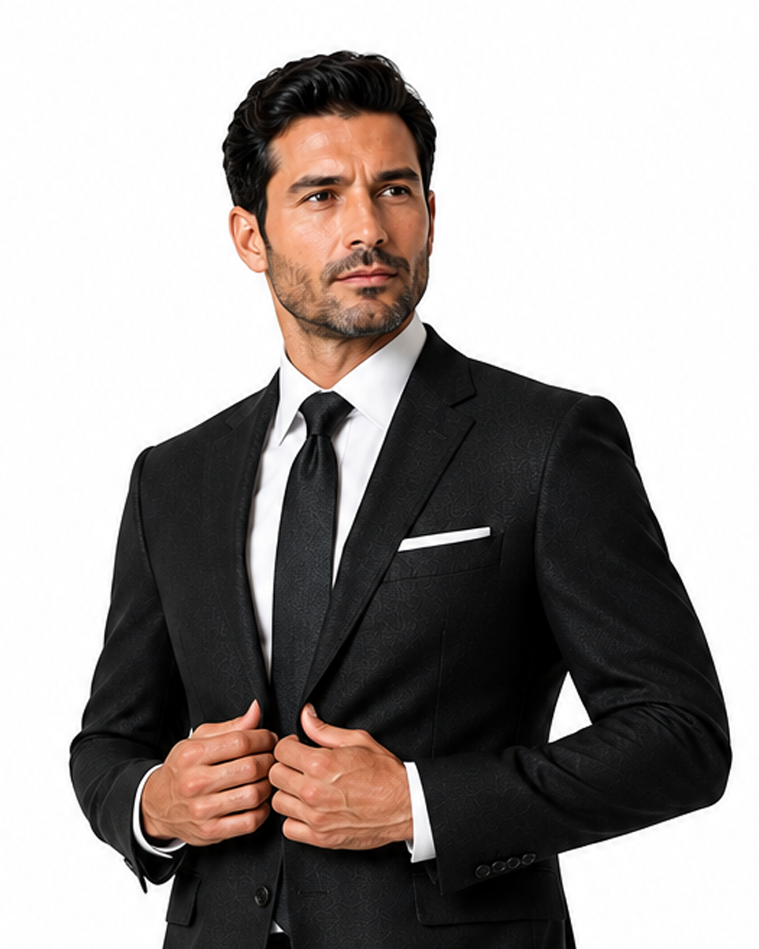 Black Tonal Cerimonia Suit