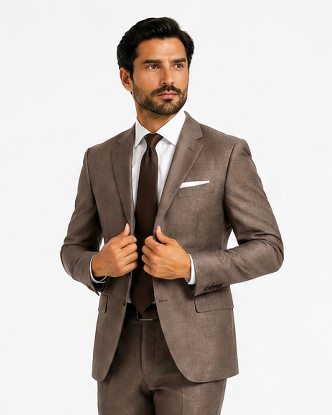 Brown Executive Two-Piece Suit