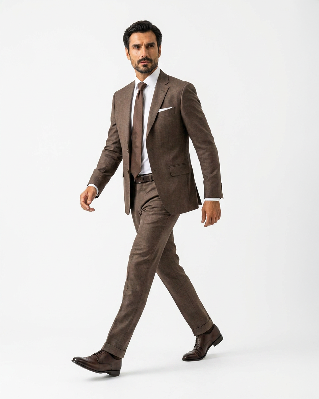 Brown Executive Two-Piece Suit