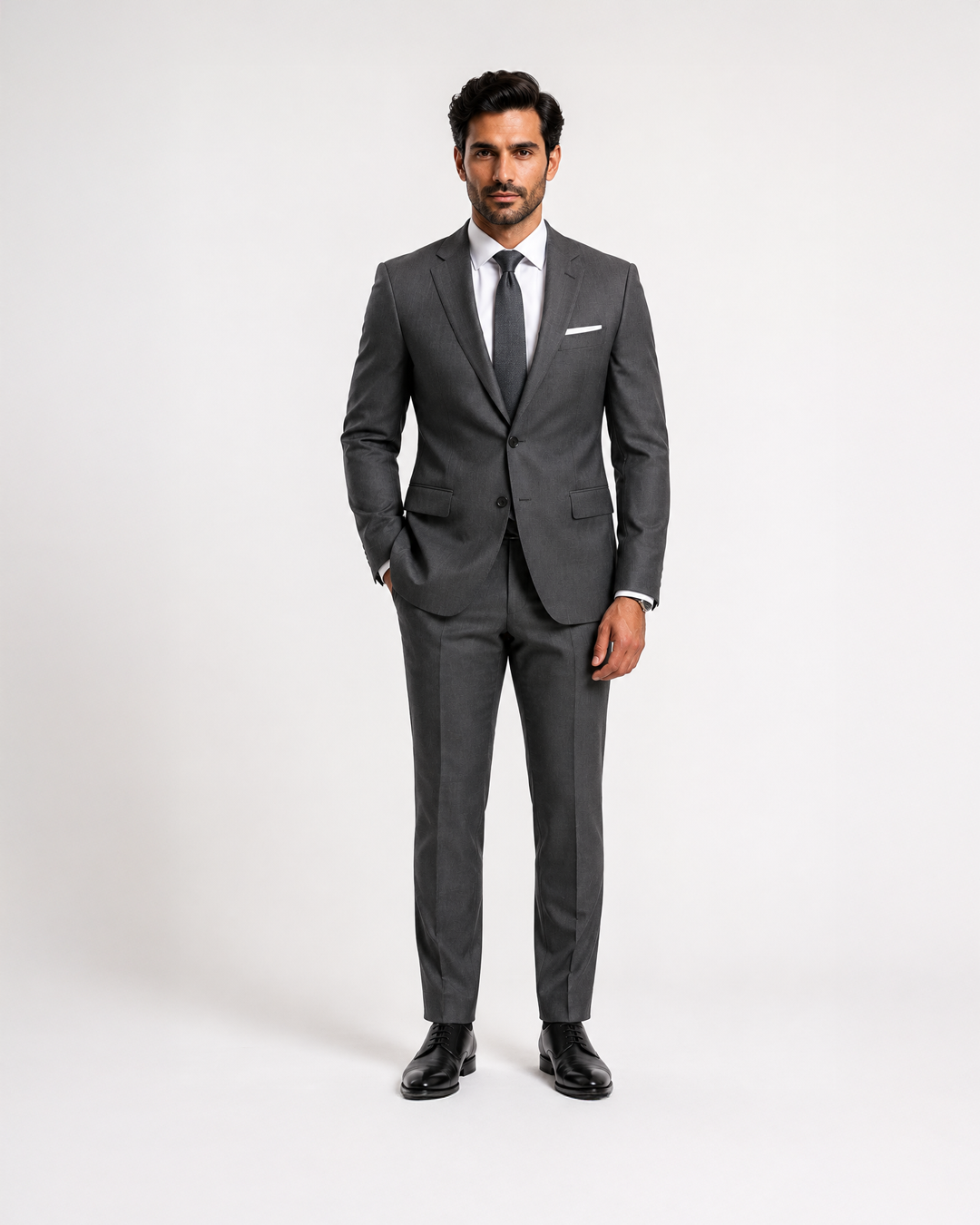 Charcoal Two-Piece Executive Suit