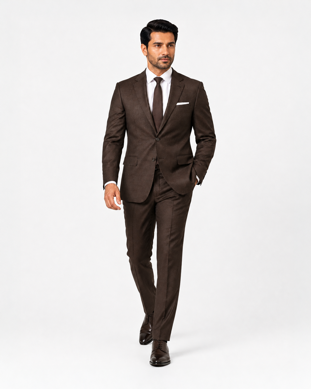 Chocolate Brown Formal Suit