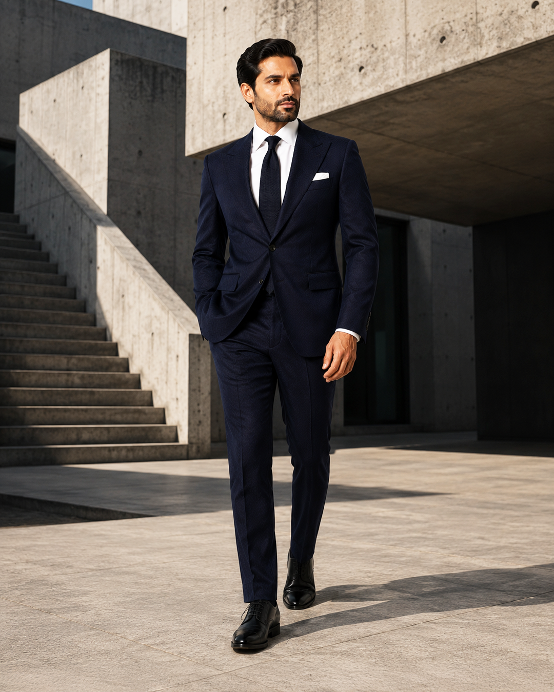 Midnight Peak Lapel Suit