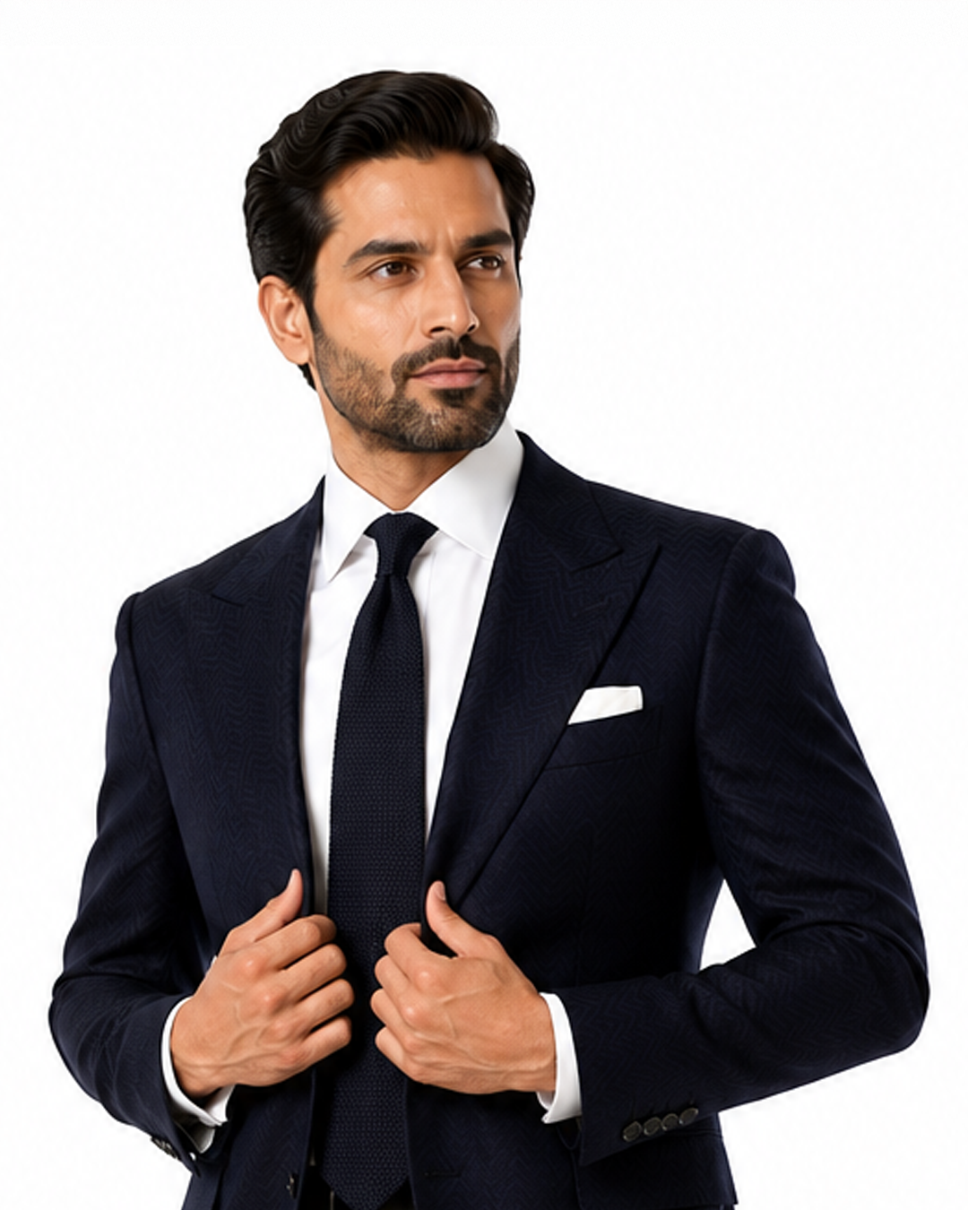 Midnight Peak Lapel Suit