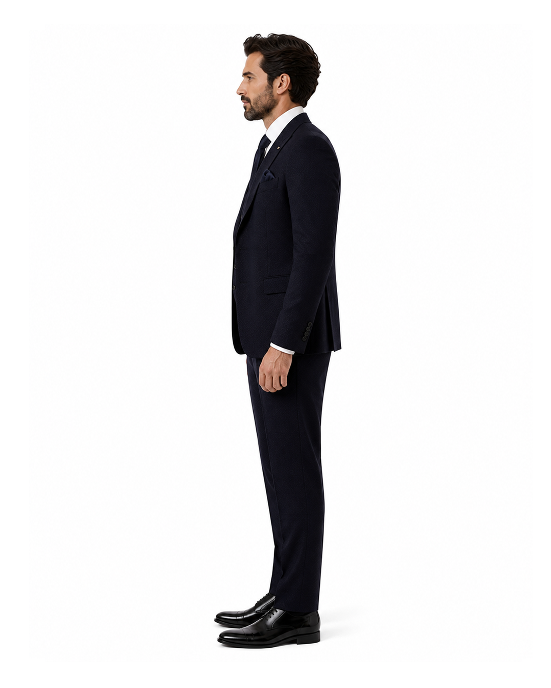 Midnight Three-Piece Wedding Suit