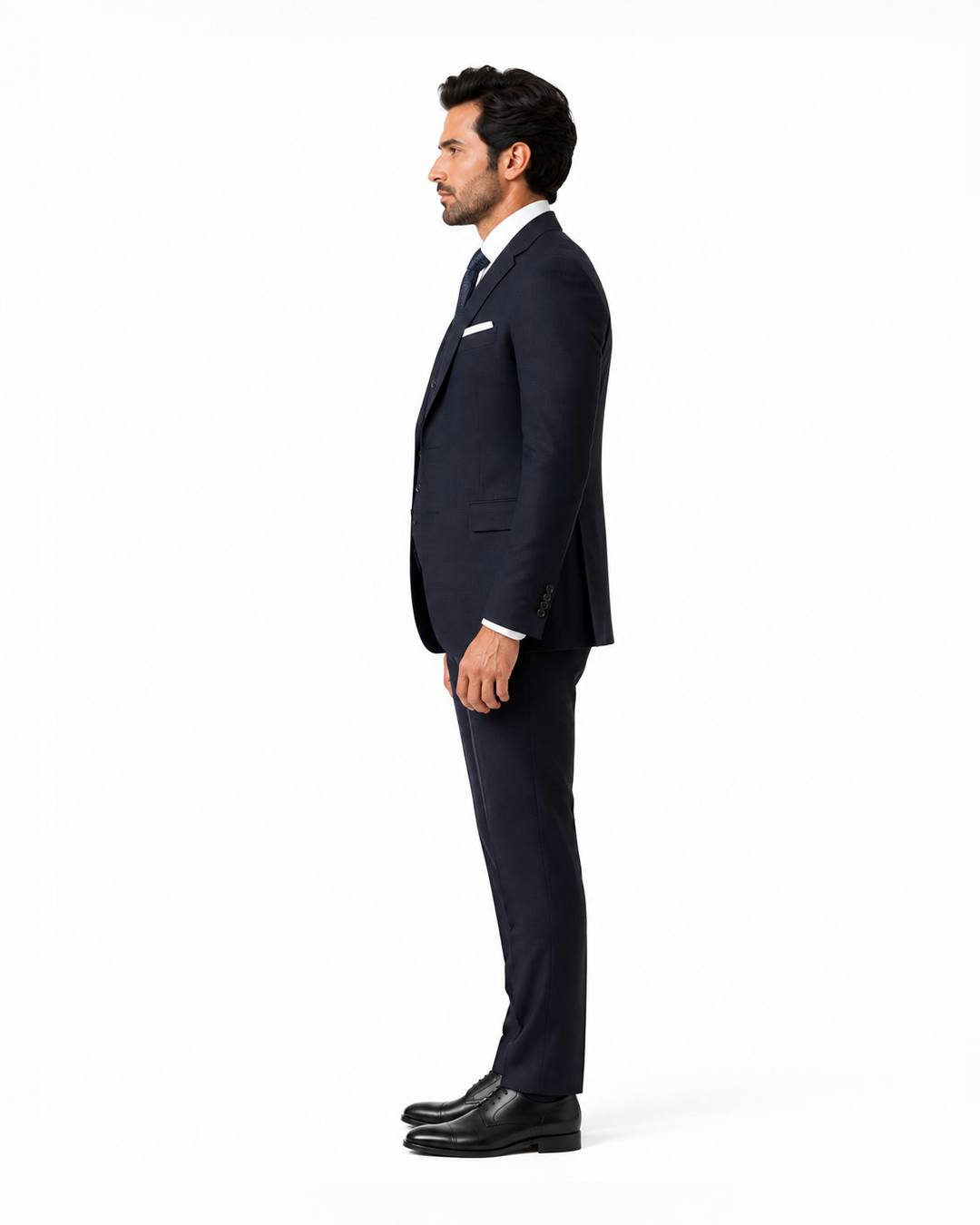 Navy Three-Piece Business Suit