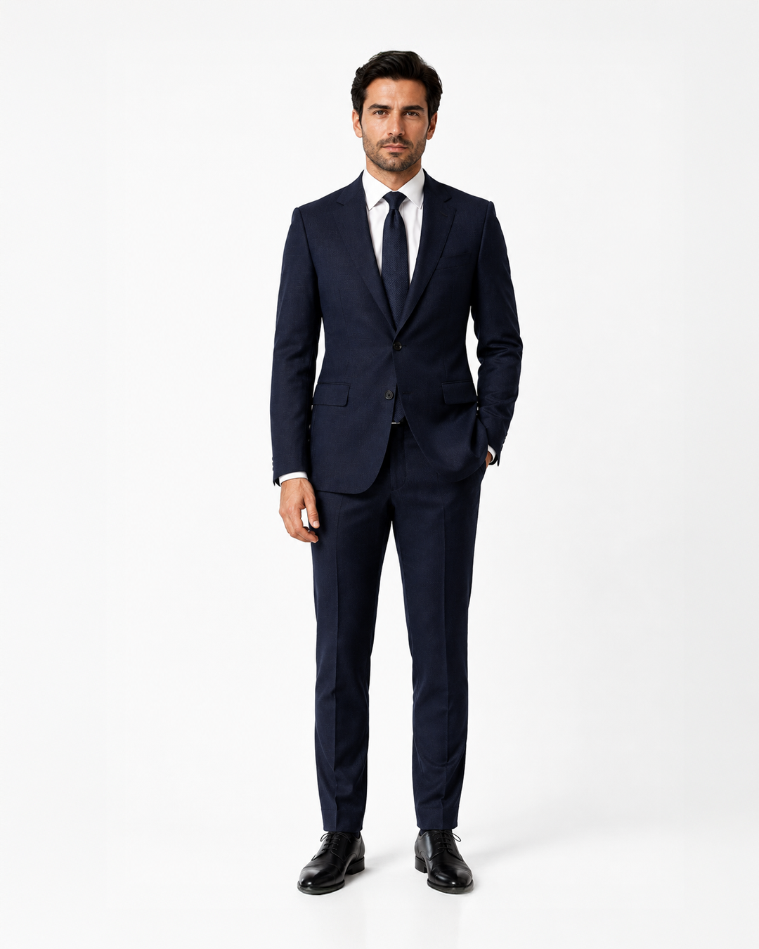 Navy Two-Piece Business Suit