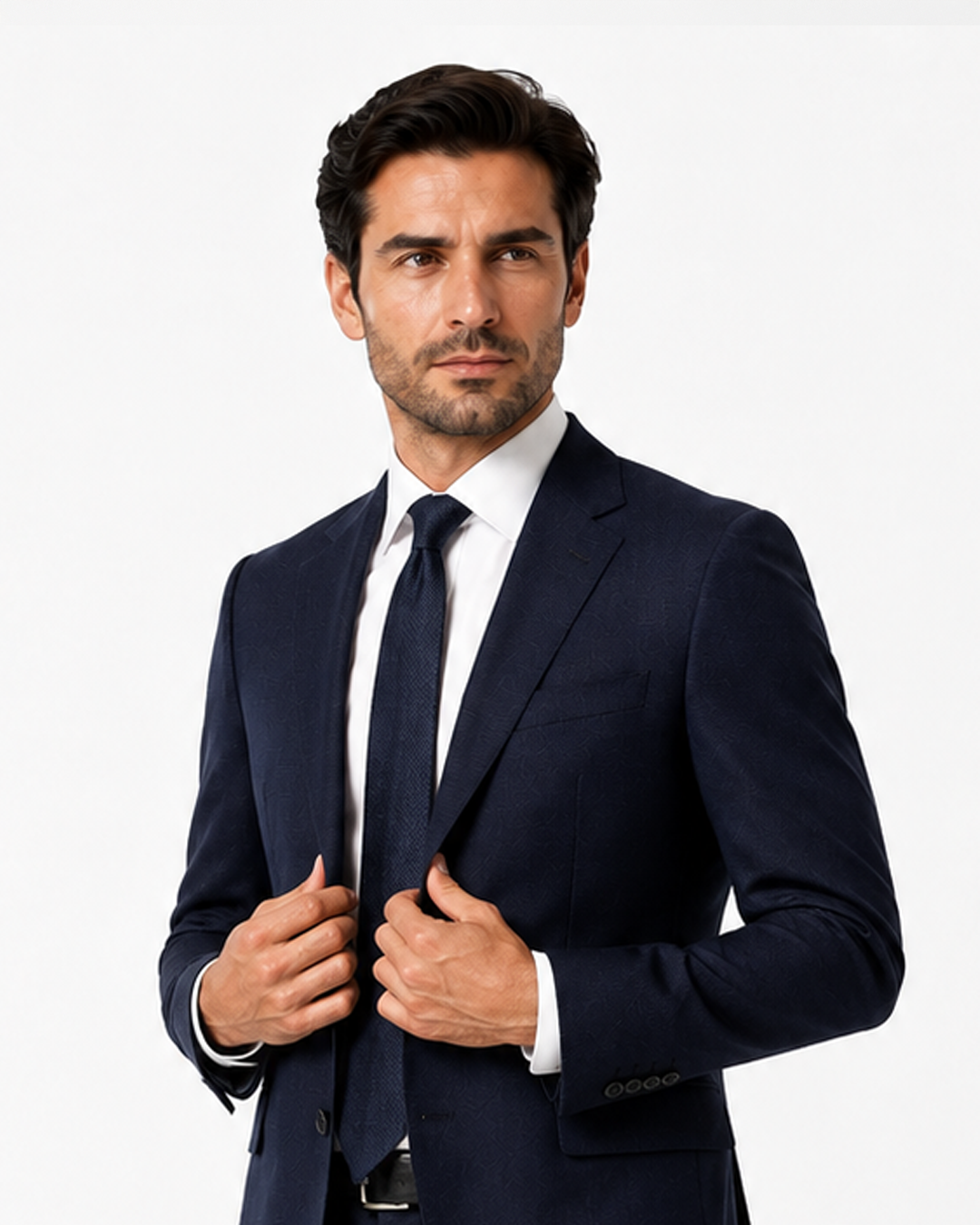 Navy Two-Piece Business Suit