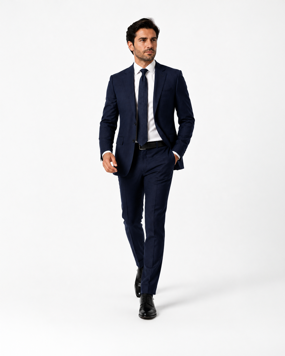 Navy Two-Piece Business Suit
