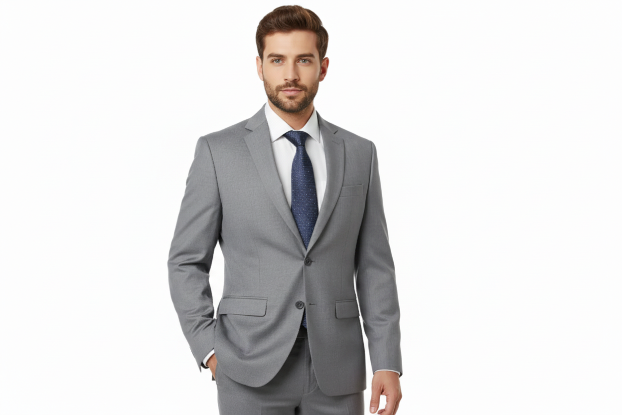 Linen polyester suits